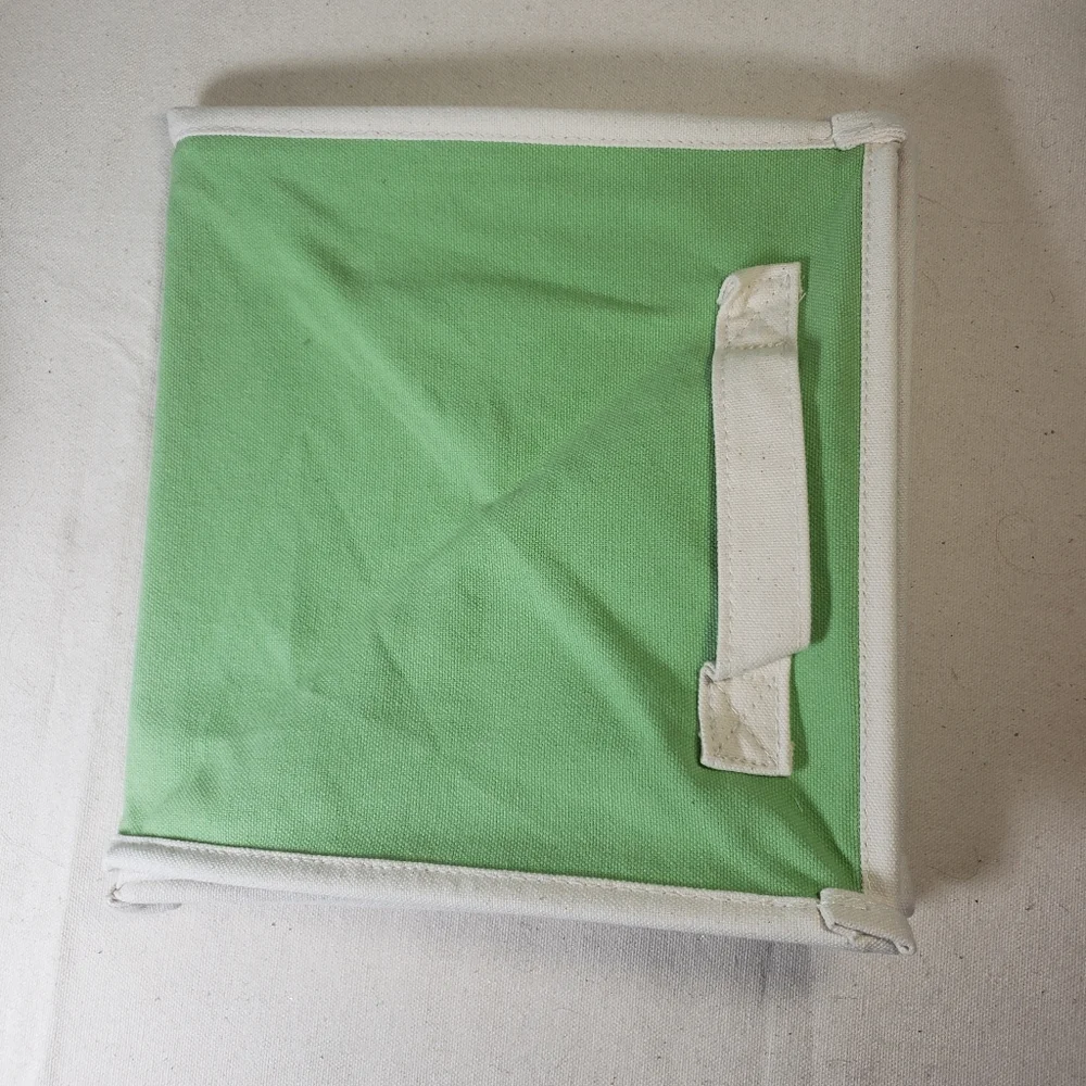 New- Pottery Barn collapsible fabric cube
